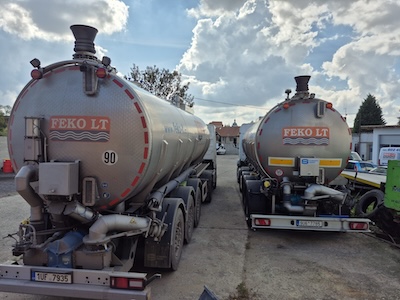 Přeprava digestátu, kejdy a velkoobjemový odvoz odpadu